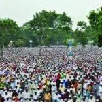 ঐতিহাসিক শোলাকিয়া ঈদগাহ ময়দানে দেশের সর্ব বৃহৎ ঈদের জামাত অনুষ্ঠিত ।